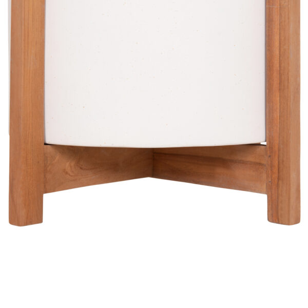 ΓΛΑΣΤΡΑ ΕΣΩΤ.ΧΩΡΟΥ HOFF HM4682.02M FIBER CEMENT ΛΕΥΚΟ-TEAK ΒΑΣΗ Φ40x39Υεκ - Image 5