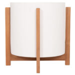 ΓΛΑΣΤΡΑ ΕΣΩΤ.ΧΩΡΟΥ HOFF HM4682.02M FIBER CEMENT ΛΕΥΚΟ-TEAK ΒΑΣΗ Φ40x39Υεκ - Image 6
