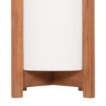 ΓΛΑΣΤΡΑ ΕΣΩΤ.ΧΩΡΟΥ HOFF HM4682.02S FIBER CEMENT ΛΕΥΚΟ-TEAK ΒΑΣΗ Φ33x42Υεκ - Image 5