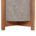 ΓΛΑΣΤΡΑ ΕΣΩΤ.ΧΩΡΟΥ HOFF HM4682.03M FIBER CEMENT ΓΚΡΙ-TEAK ΒΑΣΗ Φ40x39Υεκ - Image 5