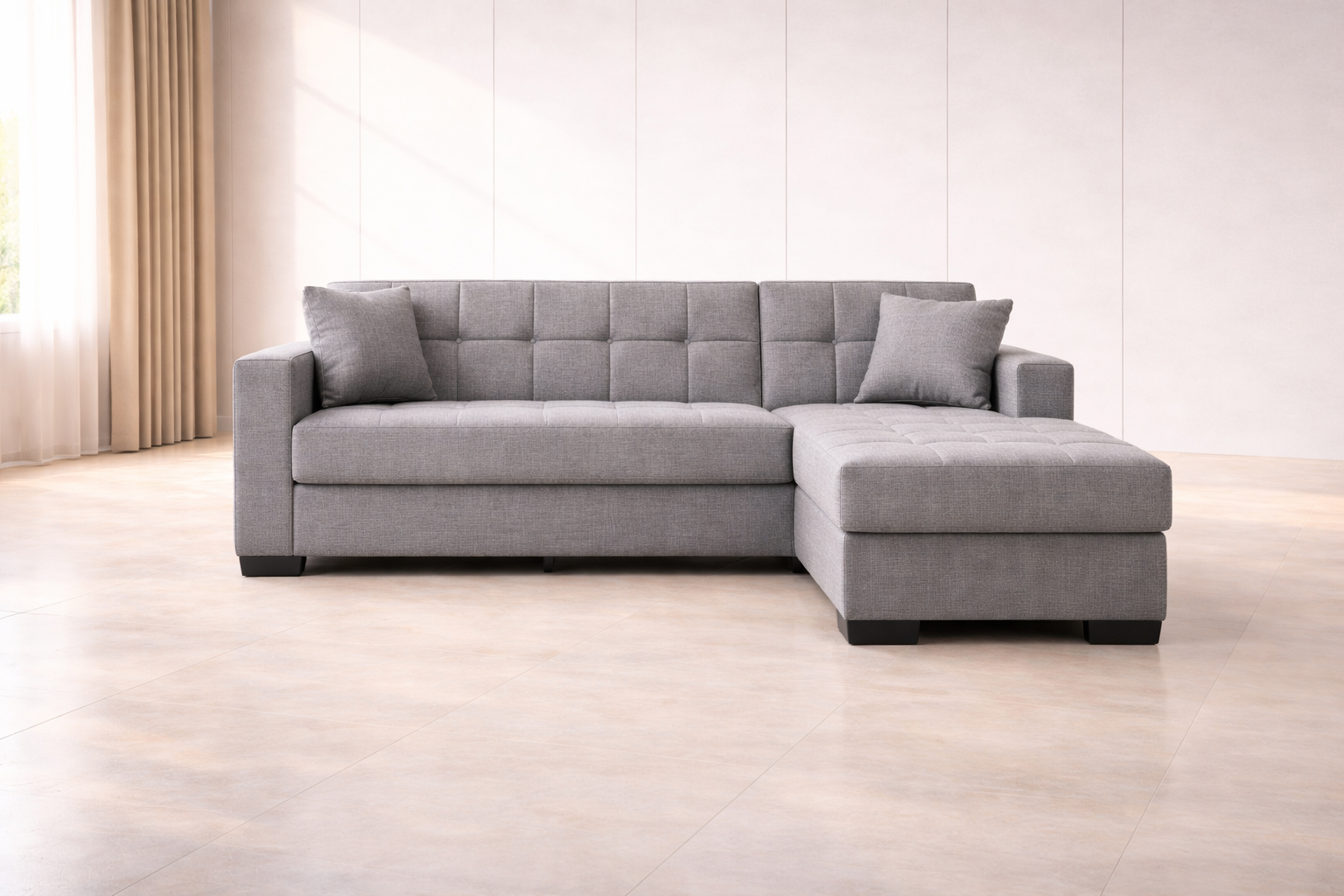 Γωνιακός καναπές-κρεβάτι New Dynamic Corner Γωνιακός καναπές-κρεβάτι New Dynamic Corner, γκρι, Νο 51-002, κωδ. 2770000045, All4home - Image 1