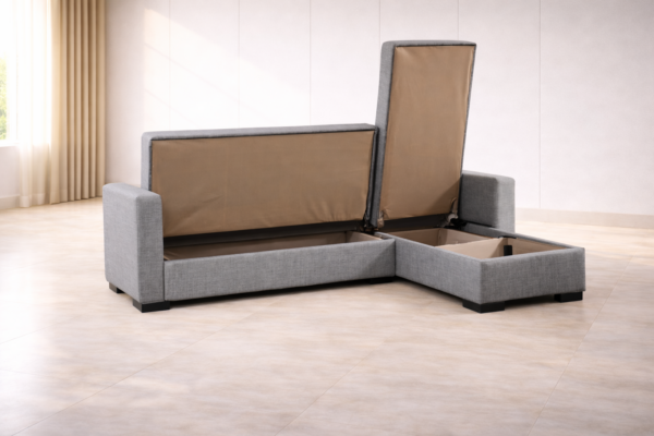 Γωνιακός καναπές-κρεβάτι New Dynamic Corner, γκρι, Νο 51-002, κωδ. 2770000045, All4home - Image 3