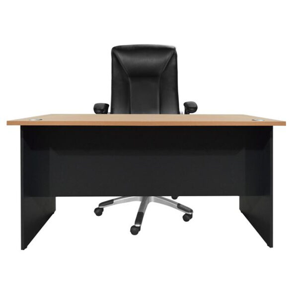ΓΡΑΦΕΙΟ ΕΠΑΓΓΕΛΜΑΤΙΚΟ SIENNA 120x70x75Y-- HM2015.01 ΓΚΡΙ-ΟΞΙΑ - Image 4