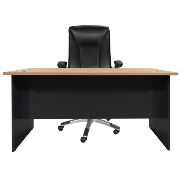 ΓΡΑΦΕΙΟ ΕΠΑΓΓΕΛΜΑΤΙΚΟ ABELINA 150x75x75 HM2016.01 ΓΚΡΙ-ΟΞΙΑ - Image 4