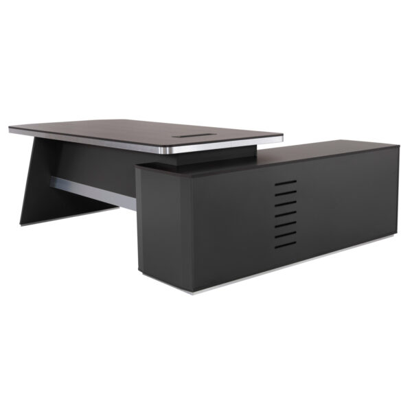 ΓΡΑΦΕΙΟ ΕΠΑΓΓΕΛΜΑΤΙΚΟ ΑΡΙΣΤΕΡΗ ΓΩΝΙΑ ROSEWOOD HM2083L 220X180X76Υεκ. - Image 4