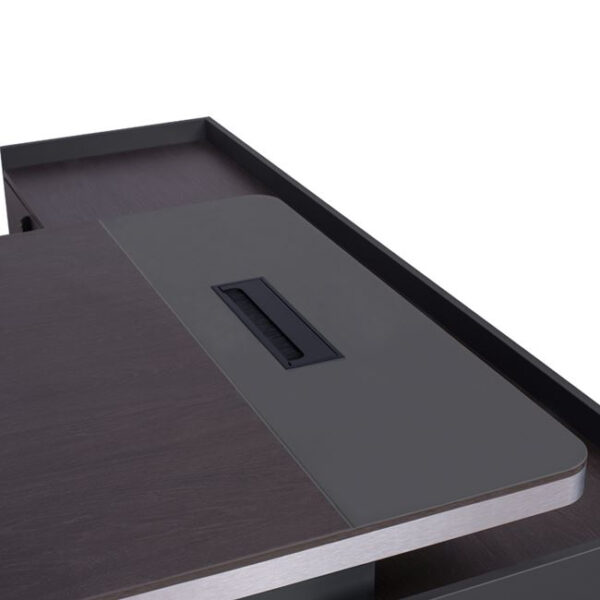 ΓΡΑΦΕΙΟ ΕΠΑΓΓΕΛΜΑΤΙΚΟ ΑΡΙΣΤΕΡΗ ΓΩΝΙΑ ROSEWOOD HM2084L 220X180X76Υεκ. - Image 5