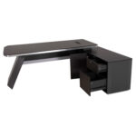 ΓΡΑΦΕΙΟ ΕΠΑΓΓΕΛΜΑΤΙΚΟ ΔΕΞΙΑ ΓΩΝΙΑ ROSEWOOD HM2083R 220X180X76Υ εκ. - Image 3