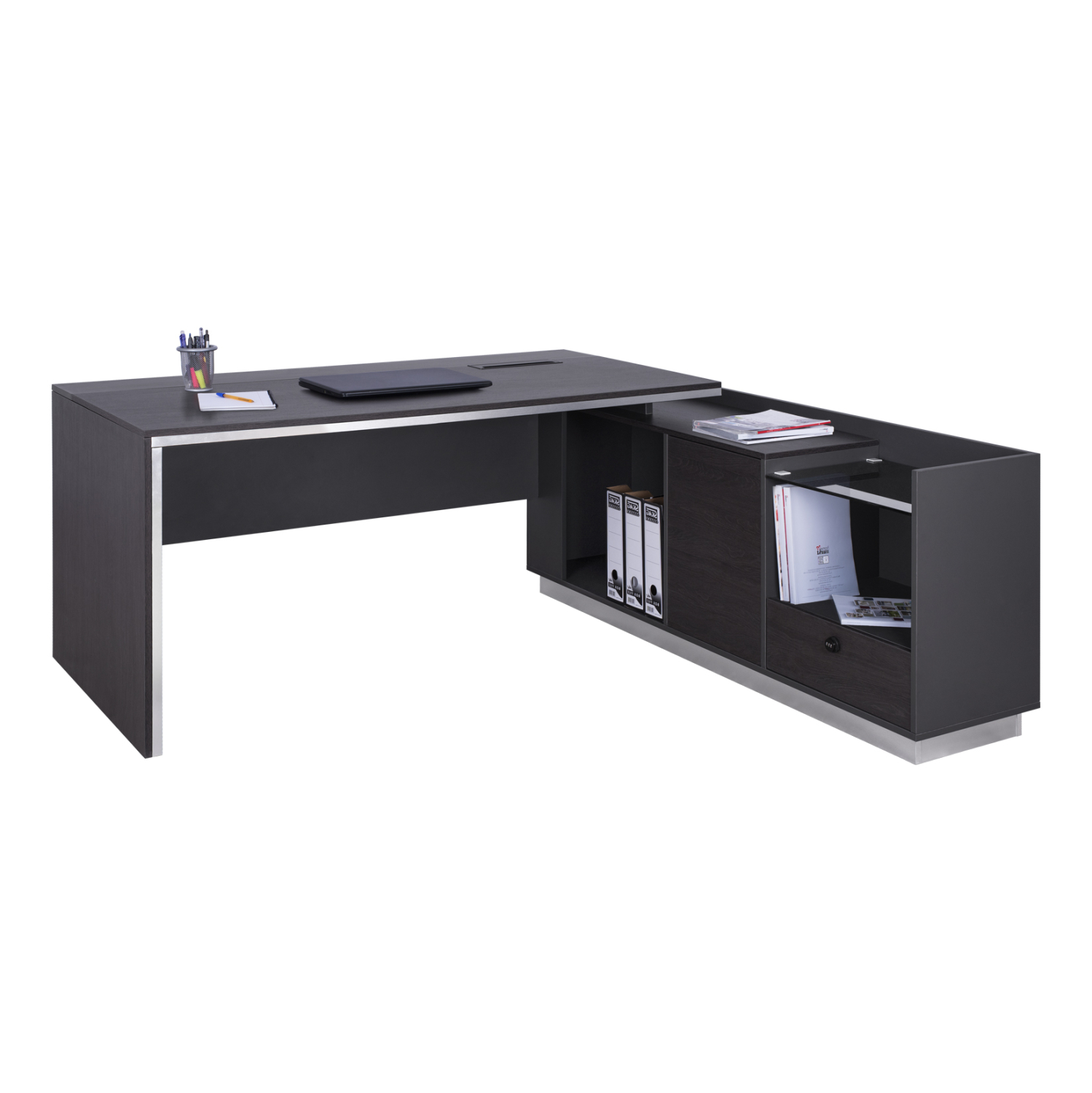HM2112R ΓΡΑΦΕΙΟ ΕΠΑΓΓΕΛΜΑΤΙΚΟ ΔΕΞΙΑ ΓΩΝΙΑ ROSEWOOD HM2112R 200X160X76Υ εκ. - Image 1