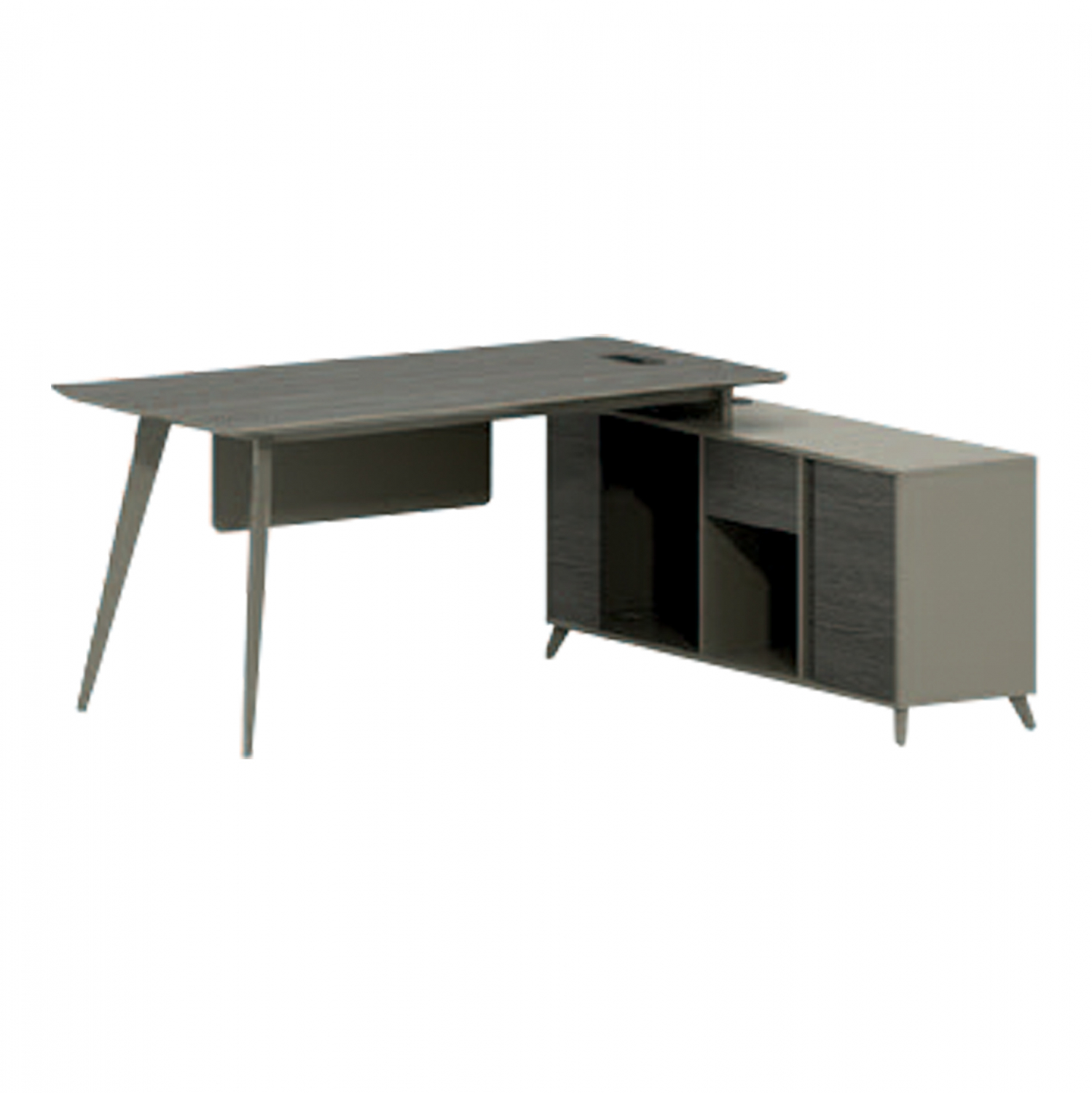 HM2116 ΓΡΑΦΕΙΟ ΕΠΑΓΓΕΛΜΑΤΙΚΟ LUX SERIES 180Χ140Χ75Υεκ. ΑΝΑΣΤΡΕΨΙΜΗ ΓΩΝΙΑ ΣΤΑΧΤΙ ΜΟΚΑ HM2116 - Image 1