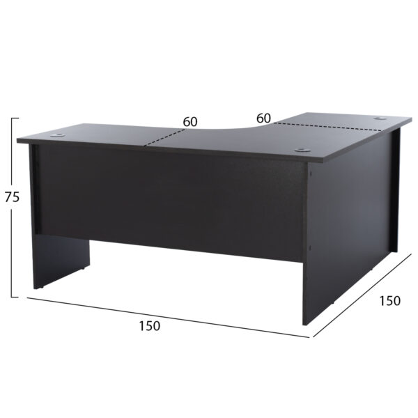 ΓΡΑΦΕΙΟ ΓΩΝΙΑ ΕΠΑΓΓΕΛΜΑΤΙΚΟ CAITLYN 150Χ150Χ75εκ HM2019.02 ΒΕΓΓΕ - Image 2