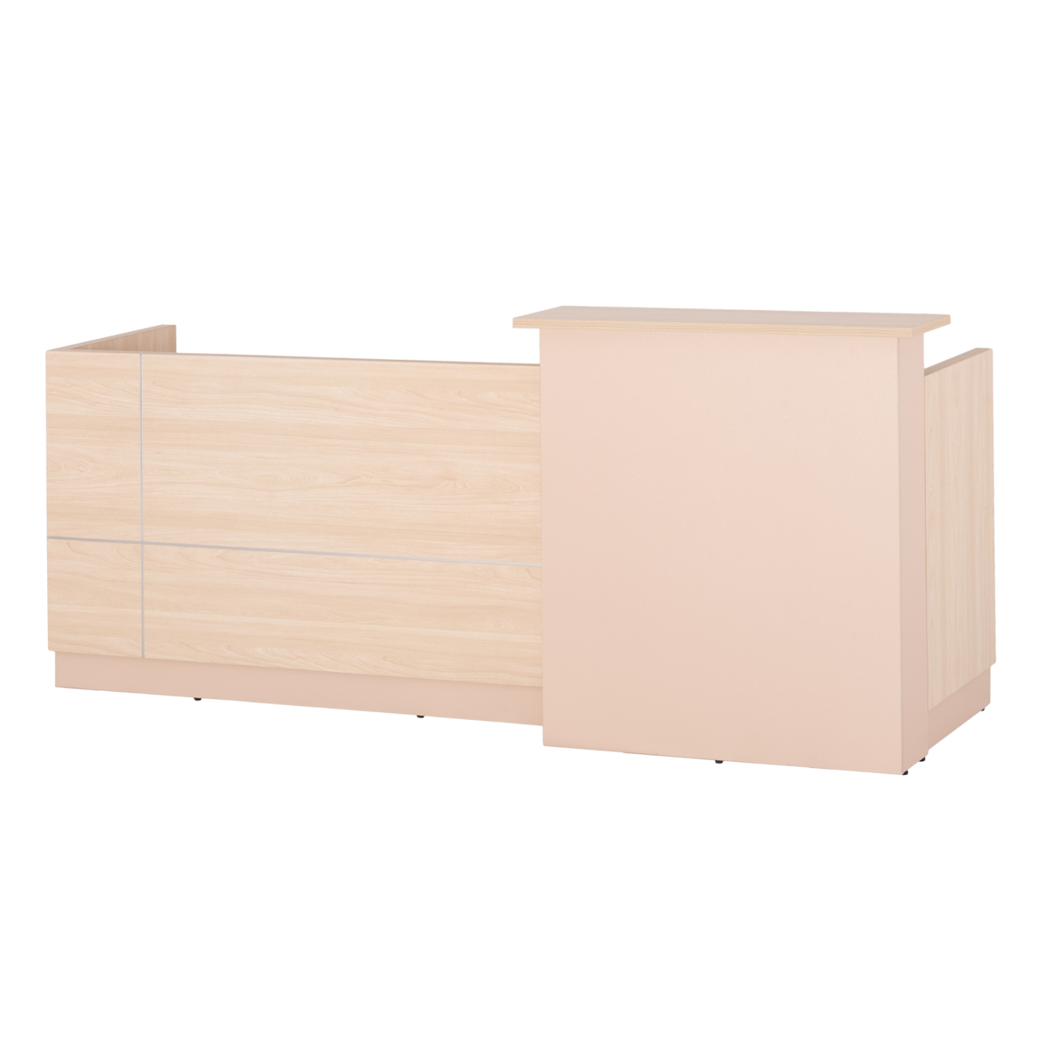 HM2068.02 ΓΡΑΦΕΙΟ ΥΠΟΔΟΧΗΣ DALTON HM2068.02 ΜΕΛΑΜΙΝΗ ΣΕ SONAMA-ΜΠΕΖ 240x80x106Υεκ. - Image 1