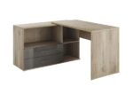 Γραφείο υπολογιστή γωνιακό, Modul 46, 143,5/127/75εκ, Genomax - Image 2