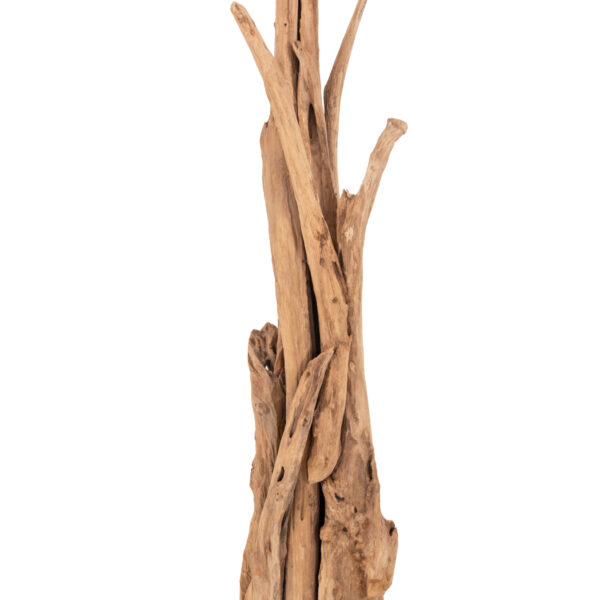 ΚΑΛΟΓΕΡΟΣ HM9367 ΑΠΟ ΜΑΣΙΦ ΞΥΛΟ TEAK ΦΥΣΙΚΟ 36x30x183Υεκ. - Image 3