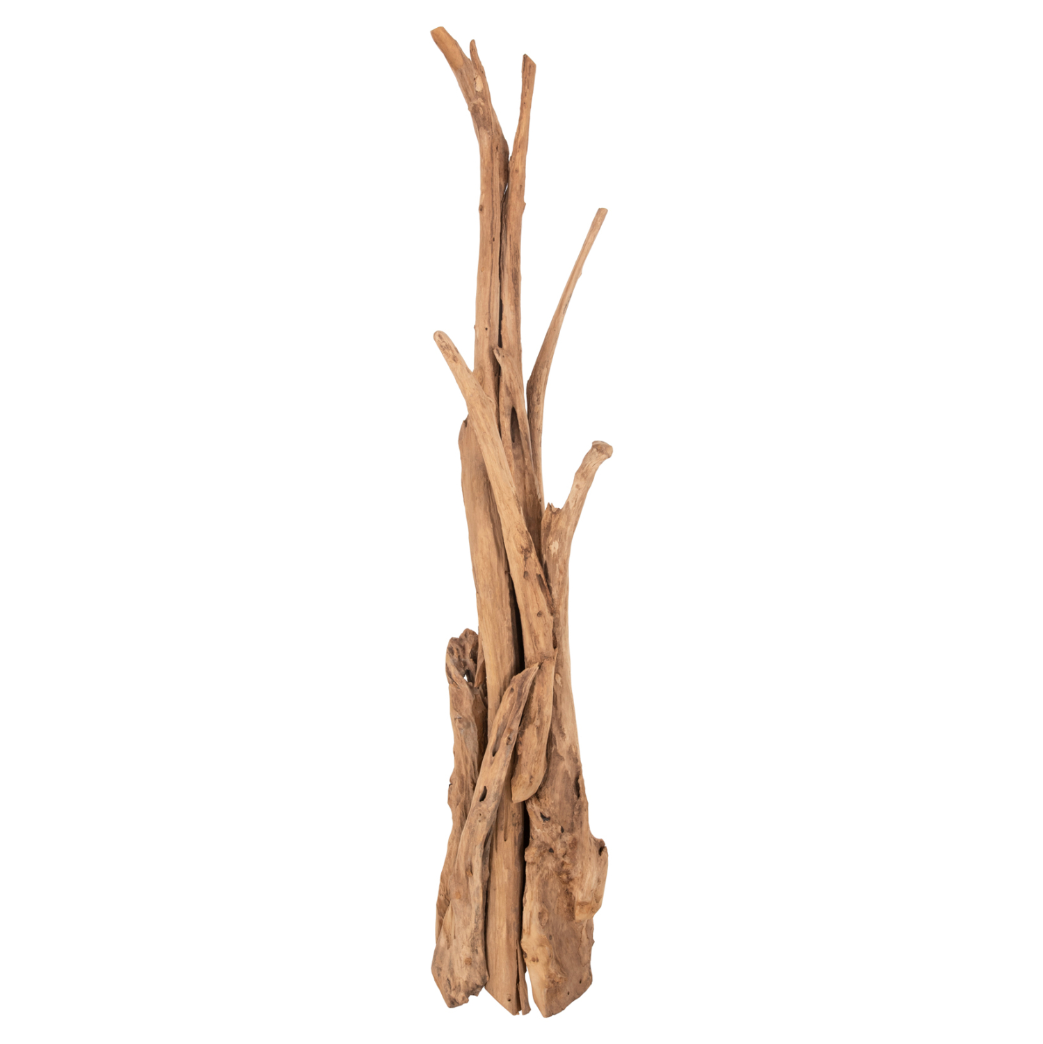 HM9367 ΚΑΛΟΓΕΡΟΣ HM9367 ΑΠΟ ΜΑΣΙΦ ΞΥΛΟ TEAK ΦΥΣΙΚΟ 36x30x183Υεκ. - Image 1
