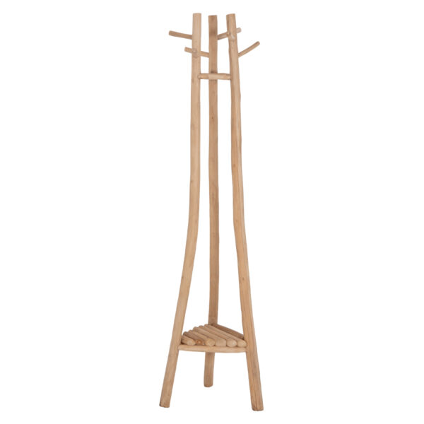 ΚΑΛΟΓΕΡΟΣ ΜΕ 3 ΚΟΛΩΝΕΣ TRIDEM HM4881 ΞΥΛΟ TEAK ΣΕ ΦΥΣΙΚΟ 52x52x200Υεκ. - Image 3