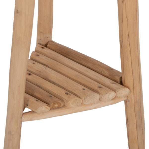 ΚΑΛΟΓΕΡΟΣ ΜΕ 3 ΚΟΛΩΝΕΣ TRIDEM HM4881 ΞΥΛΟ TEAK ΣΕ ΦΥΣΙΚΟ 52x52x200Υεκ. - Image 5