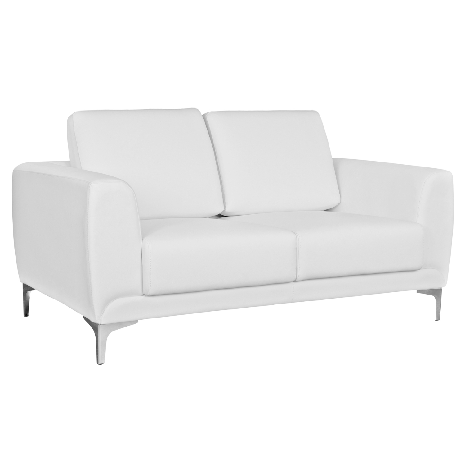 HM3121.22 ΚΑΝΑΠΕΣ 2ΘΕΣΙΟΣ KΕΝΖΙΕ HM3121.22 ΜΕ ΛΕΥΚΟ PU 142x81x81 εκ. - Image 1
