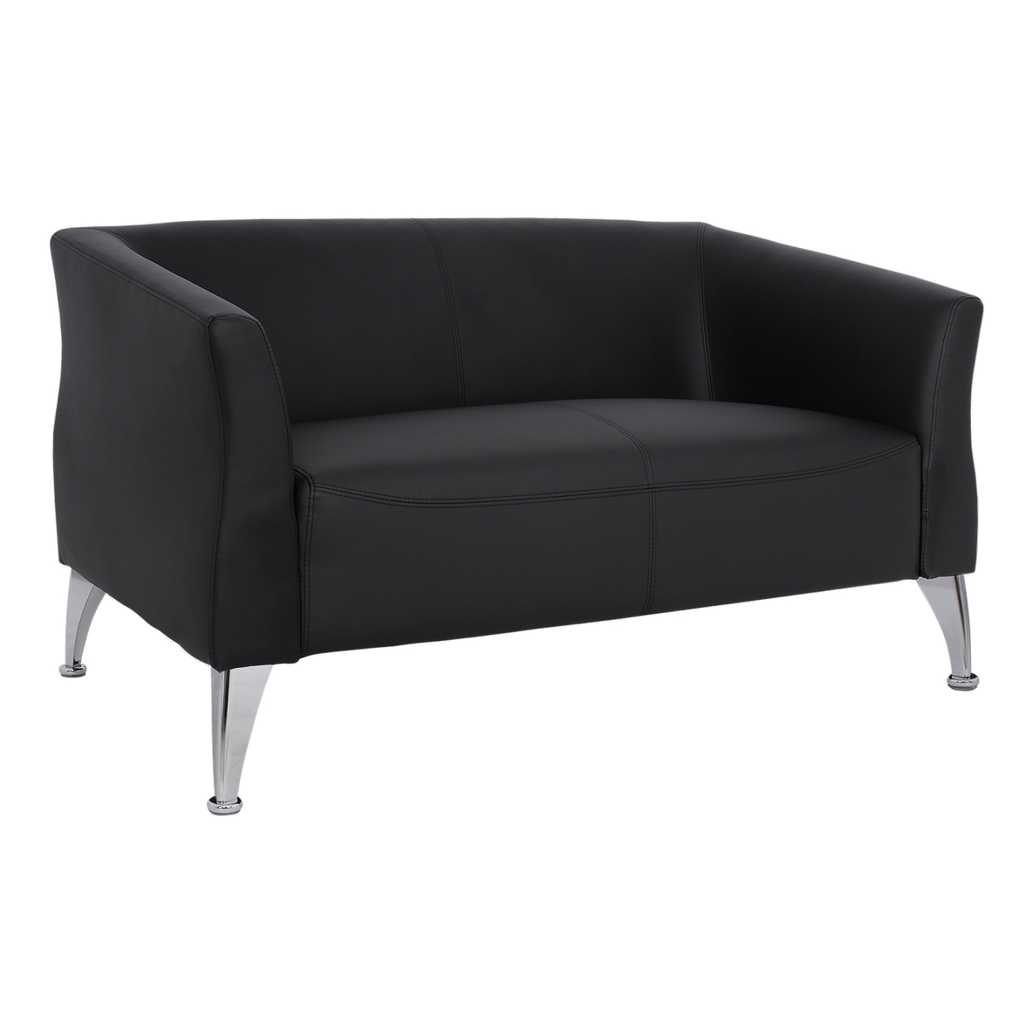 HM3122.21 ΚΑΝΑΠΕΣ 2ΘΕΣΙΟΣ KIANA HM3122.21 ΜΕ ΜΑΥΡΟ PU 130x75x71 εκ. - Image 1
