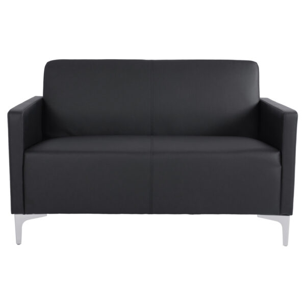 ΚΑΝΑΠΕΣ 2ΘΕΣΙΟΣ NELLIE HM3159.21 ΜΕ ΜΑΥΡΟ PU 113x71x71Υ εκ. - Image 3
