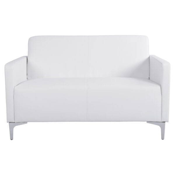 ΚΑΝΑΠΕΣ 2ΘΕΣΙΟΣ NELLIE HM3159.22 ΜΕ ΛΕΥΚΟ PU 113x71x71Υ εκ. - Image 3