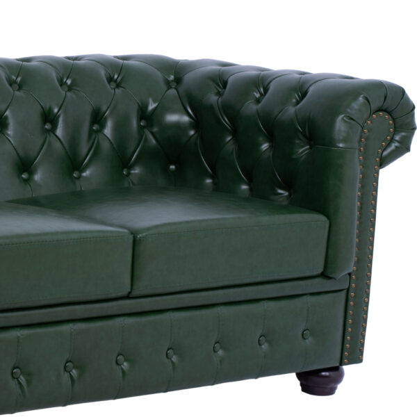 ΚΑΝΑΠΕΣ 3ΘΕΣΙΟΣ T.CHESTERFIELD HM3009.08 ΤΕΧΝΟΔΕΡΜΑ ΚΥΠΑΡΙΣΣΙ 208x90x73 εκ. - Image 6