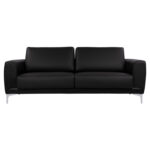 ΚΑΝΑΠΕΣ 3ΘΕΣΙΟΣ KENZIE HM3121.31 ΜΕ ΜΑΥΡΟ PU 190x81x81 εκ. - Image 3