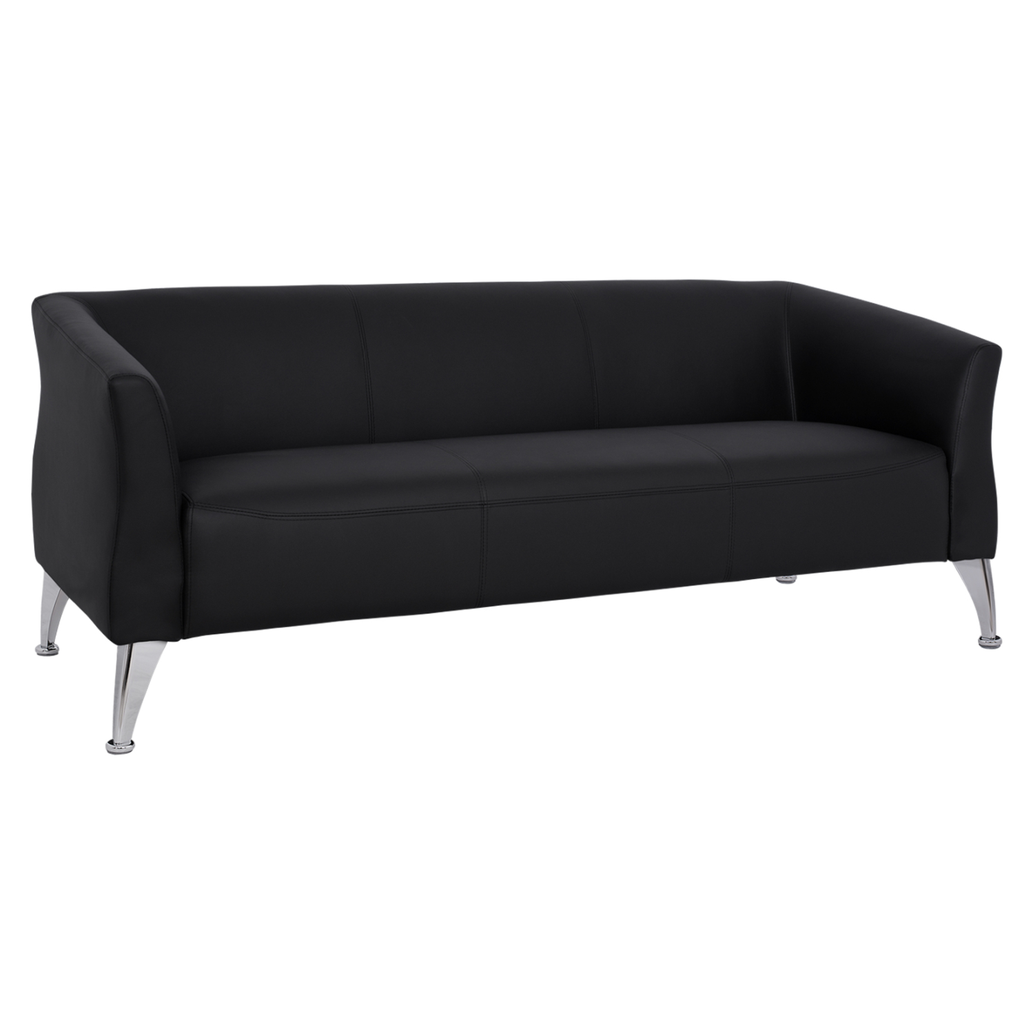HM3122.31 ΚΑΝΑΠΕΣ 3ΘΕΣΙΟΣ KIANA HM3122.31 ΜΕ ΜΑΥΡΟ PU 180x75x71 εκ. - Image 1