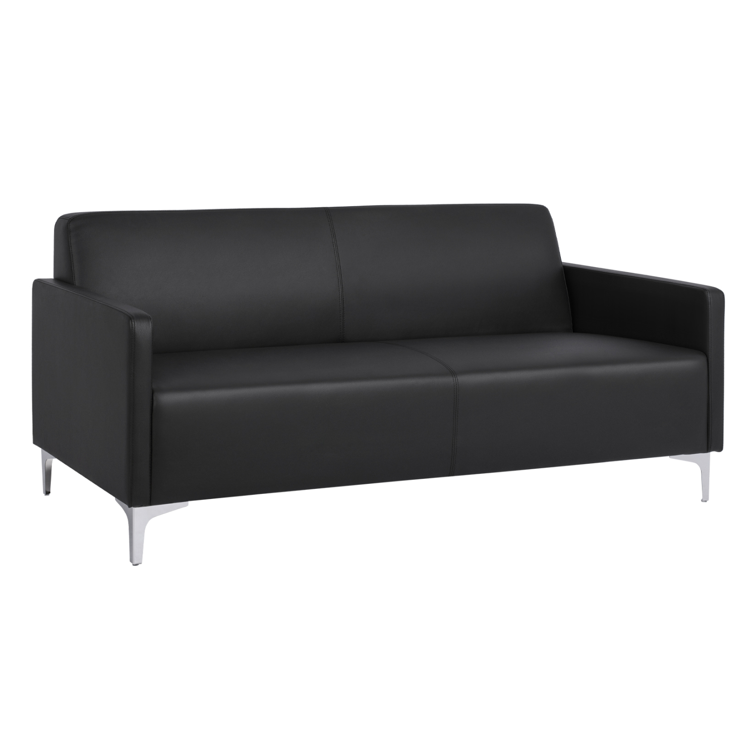 HM3159.31 ΚΑΝΑΠΕΣ 3ΘΕΣΙΟΣ NELLIE HM3159.31 ΜΕ ΜΑΥΡΟ PU 163x71x71Υ εκ. - Image 1