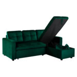 ΚΑΝΑΠΕΣ ΓΩΝΙΑ ΚΡΕΒΑΤΙ WAYNE 224x147x85Υεκ. HM3028.13 ΒΕΛΟΥΔΟ ΚΥΠΑΡΙΣΣΙ - Image 4
