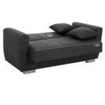ΚΑΝΑΠΕΣ ΚΡΕΒΑΤΙ POLYA ΔΙΘΕΣΙΟΣ ΓΚΡΙ HM3241.03 153x87x77Υεκ. - Image 3