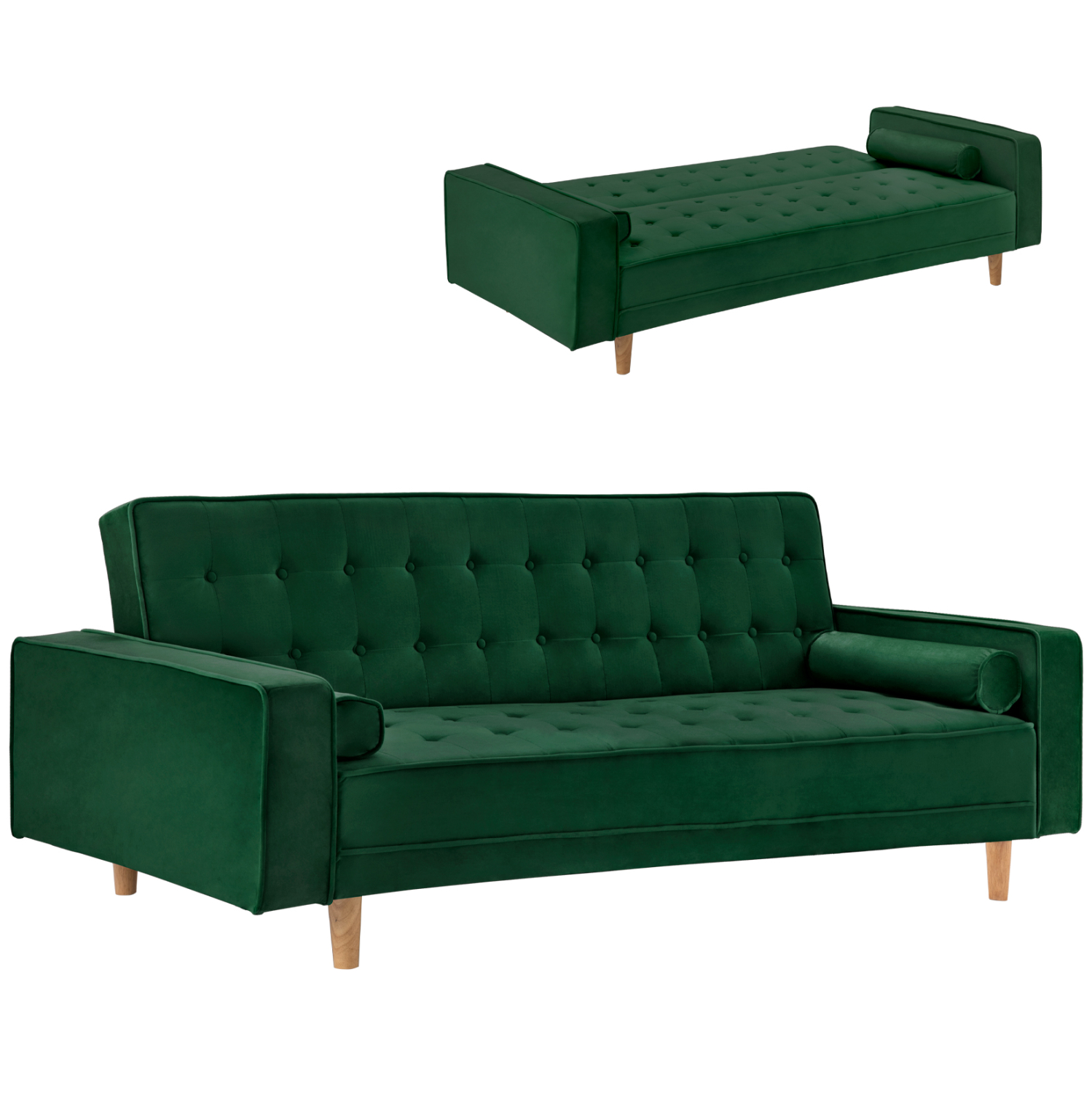 HM3150.13 ΚΑΝΑΠΕΣ ΚΡΕΒΑΤΙ SALVADOR HM3150.13 ΒΕΛΟΥΔΟ ΚΥΠΑΡΙΣΣΙ 223X90X80Y εκ. - Image 1