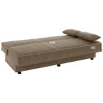 ΚΑΝΑΠΕΣ ΚΡΕΒΑΤΙ ANDRI ΤΡΙΘΕΣΙΟΣ ΚΑΦΕ HM3239.02 180x72x77Υ εκ. - Image 3