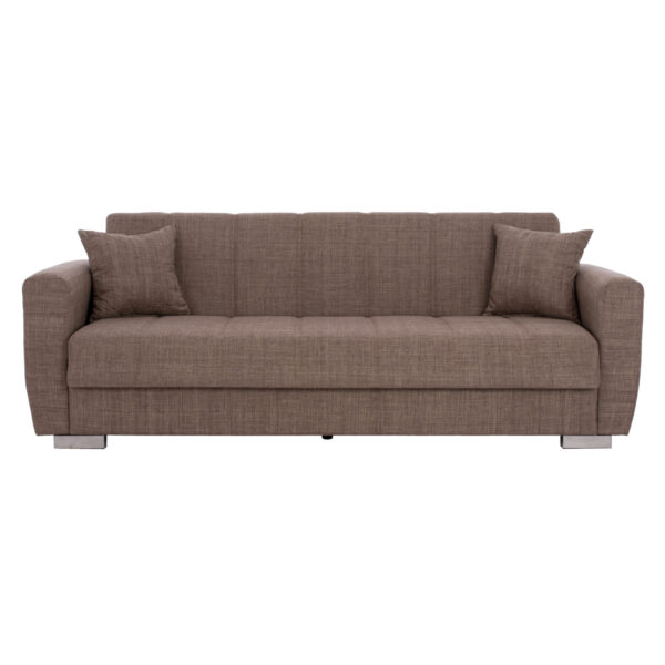 ΚΑΝΑΠΕΣ ΚΡΕΒΑΤΙ POLYA ΤΡΙΘΕΣΙΟΣ ΚΑΦΕ HM3240.02 215x80x77 εκ. - Image 4
