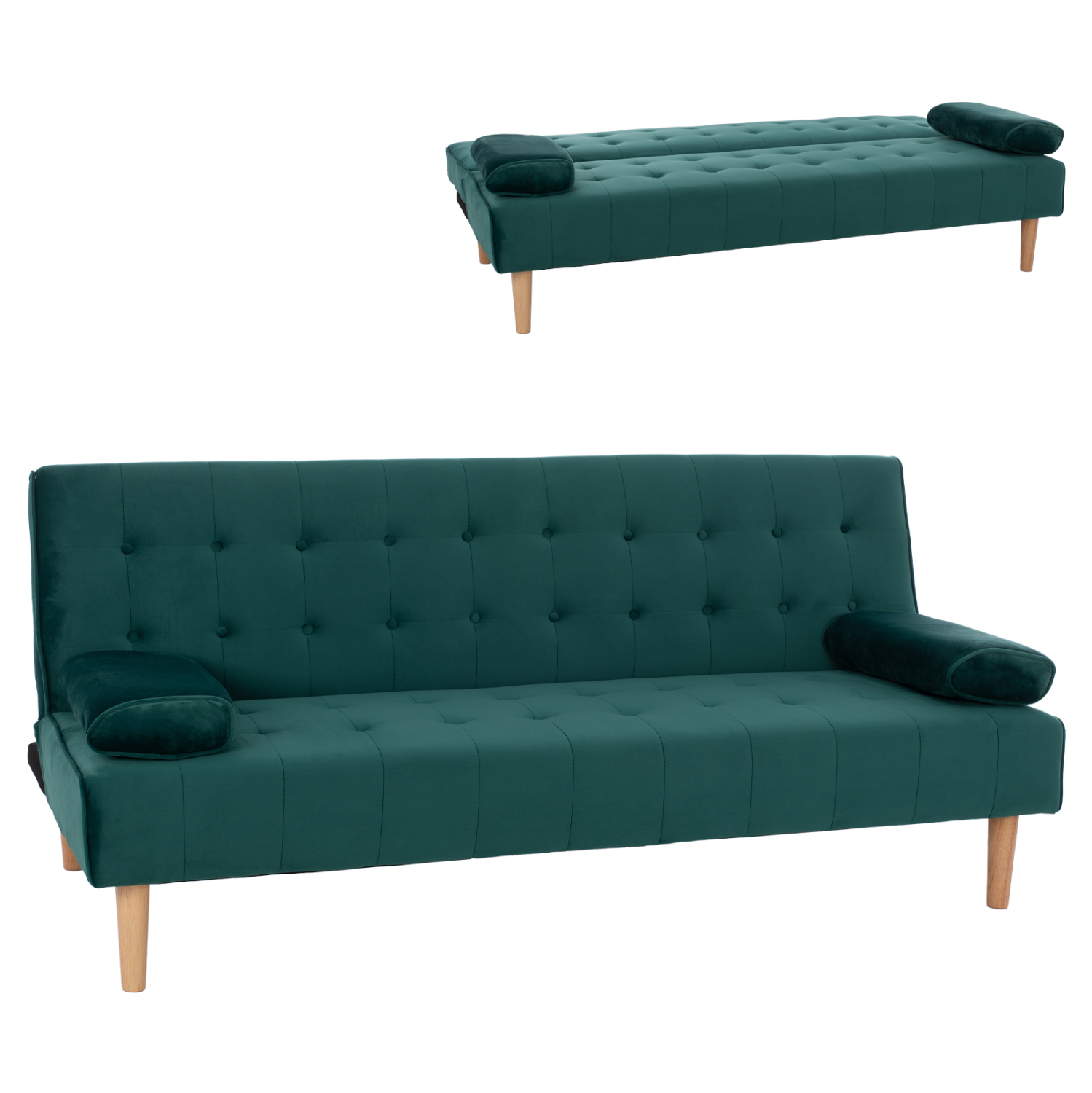 HM3149.13 ΚΑΝΑΠΕΣ ΚΡΕΒΑΤΙ WANDA HM3149.13 ΜΕ ΒΕΛΟΥΔΟ ΚΥΠΑΡΙΣΣΙ 188X83X83Y εκ. - Image 1