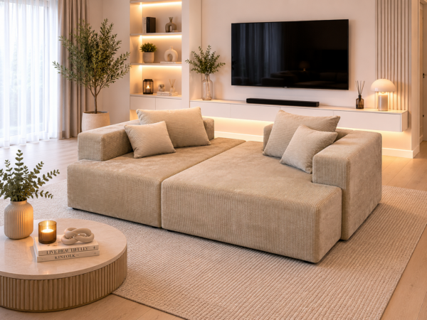 Καναπές Κρεβάτι Γωνία ,Comfort, 265x162x79 εκ. , All4home - Image 4