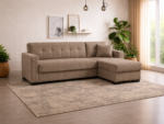 Γωνιακός καναπές-κρεβάτι New Dynamic Corner, Νο 69-002, Καφέ, All4home