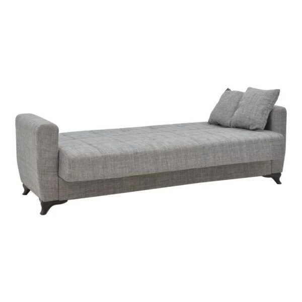 Τριθέσιος Καναπές-κρεβάτι MODESTOLE 3, Γκρι 215x85x80εκ., All4home - Image 2