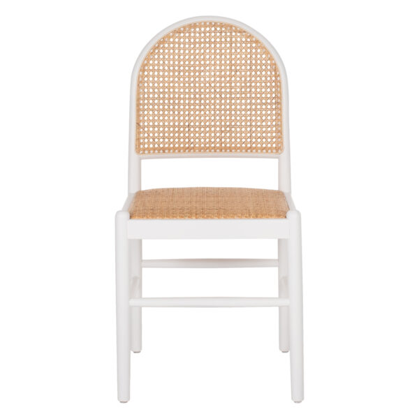 ΚΑΡΕΚΛΑ ΑΠΟ ΟΞΙΑ ΣΕ ΛΕΥΚΟ-RATTAN ΜΠΕΖ HM9407.03 43x50x87Yεκ. - Image 3