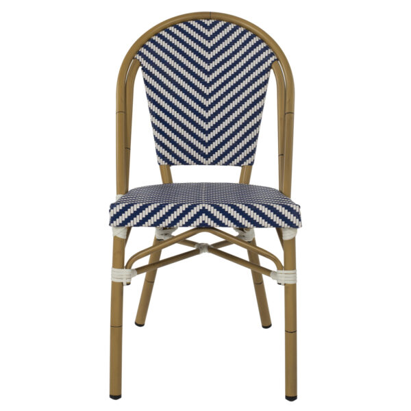 ΚΑΡΕΚΛΑ BAMBOO LOOK ΜΠΛΕ-ΛΕΥΚΟ HM5860.02 46x56x88Y εκ. - Image 3