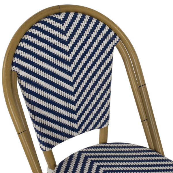 ΚΑΡΕΚΛΑ BAMBOO LOOK ΜΠΛΕ-ΛΕΥΚΟ HM5860.02 46x56x88Y εκ. - Image 6