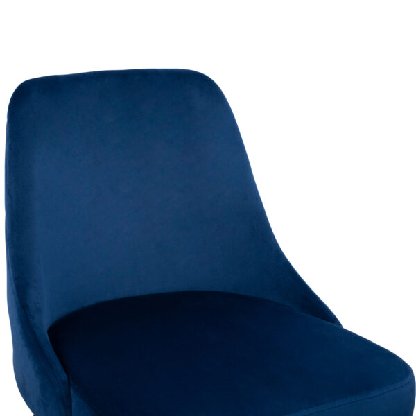 ΚΑΡΕΚΛΑ SERENITY HM8527.08 ΑΠΟ ΒΕΛΟΥΔΟ ΜΠΛΕ ΜΕ ΜΕΤΑΛΛΙΚΟ ΣΚΕΛΕΤΟ 51Χ58Χ83Υ εκ. - Image 6