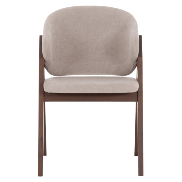 ΚΑΡΕΚΛΑ HANA HM9746.11 RUBBERWOOD ΣΕ ΜΑΥΡΟ ΧΡΩΜΑ-ΓΚΡΙ ΥΦΑΣΜΑ 55,5x60x85Yεκ. - Image 3