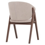 ΚΑΡΕΚΛΑ HANA HM9746.11 RUBBERWOOD ΣΕ ΜΑΥΡΟ ΧΡΩΜΑ-ΓΚΡΙ ΥΦΑΣΜΑ 55,5x60x85Yεκ. - Image 5