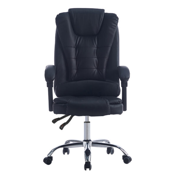 ΚΑΡΕΚΛΑ ΓΡΑΦΕΙΟΥ ΔΙΕΥΘΥΝΤΙΚΗ KYRON HM1221.01 ΜΑΥΡO PU--ΒΑΣΗ ΧΡΩΜΙΟΥ 65x46x112Υεκ - Image 3
