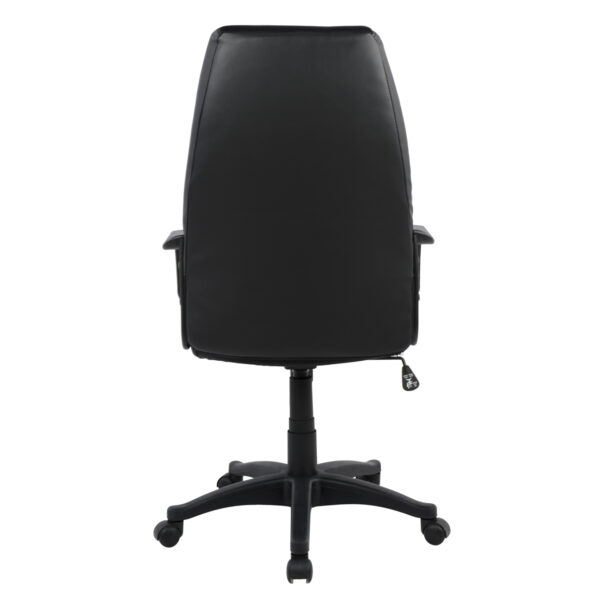 ΚΑΡΕΚΛΑ ΓΡΑΦΕΙΟΥ GAMING SIVIR HM1001.01 ΜΕ  ΜΑΥΡΟ PU 59x 60x115 εκ. - Image 5