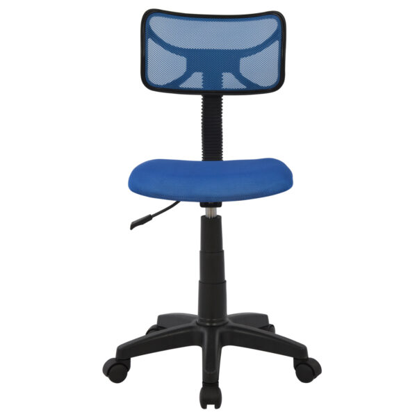 ΚΑΡΕΚΛΑ ΓΡΑΦΕΙΟΥ AKHILA HM1026.06 ΜΠΛΕ ΥΦΑΣΜΑ MESH 40,5x50,5x91,5 εκ. - Image 3
