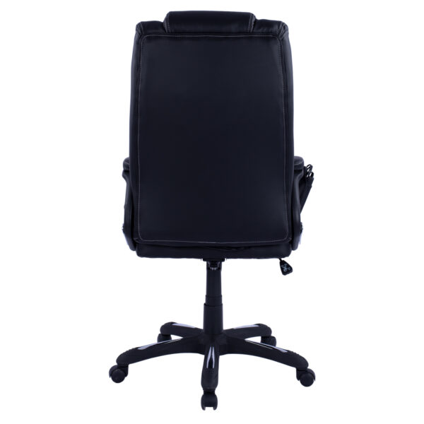 ΚΑΡΕΚΛΑ ΓΡΑΦΕΙΟΥ THORIN HM1050.01 ΜΕ MASSAGE ΜΑΥΡΗ HOMEMARKT 62x70x127Y εκ. - Image 6