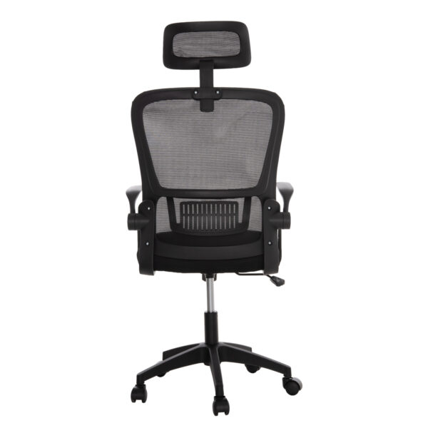 ΚΑΡΕΚΛΑ ΓΡΑΦΕΙΟΥ BLAZER HM1205.01 ΜΑΥΡΟ MESH-ΜΑΥΡΟΣ ΣΚΕΛΕΤΟΣ 60x58x110-130Υεκ. - Image 6