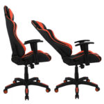 ΚΑΡΕΚΛΑ ΓΡΑΦΕΙΟΥ GAMING HM1062.01 SPEED ΜΑΥΡΟ ΚΟΚΚΙΝΟ PU 68,5 x 71,5 x 133,5 εκ. - Image 4