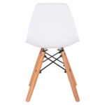 ΚΑΡΕΚΛΑ TWIST KID HM8453.01 ΞΥΛΙΝΑ ΠΟΔΙΑ Κ ΚΑΘΙΣΜΑ PP ΛΕΥΚΟ 31x34x55.5Υεκ - Image 6